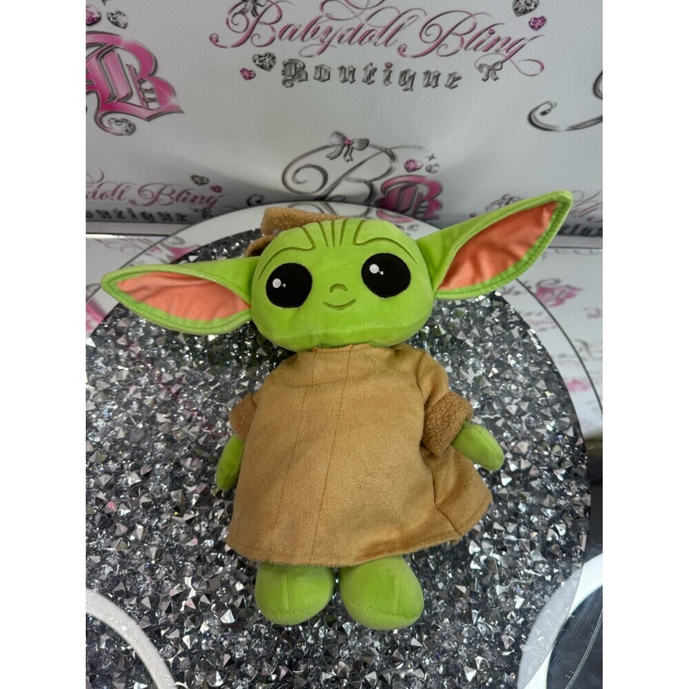 Star Wars Disney yoda grogu Plush Green Baby Yoda Small Toy - Brown Robe